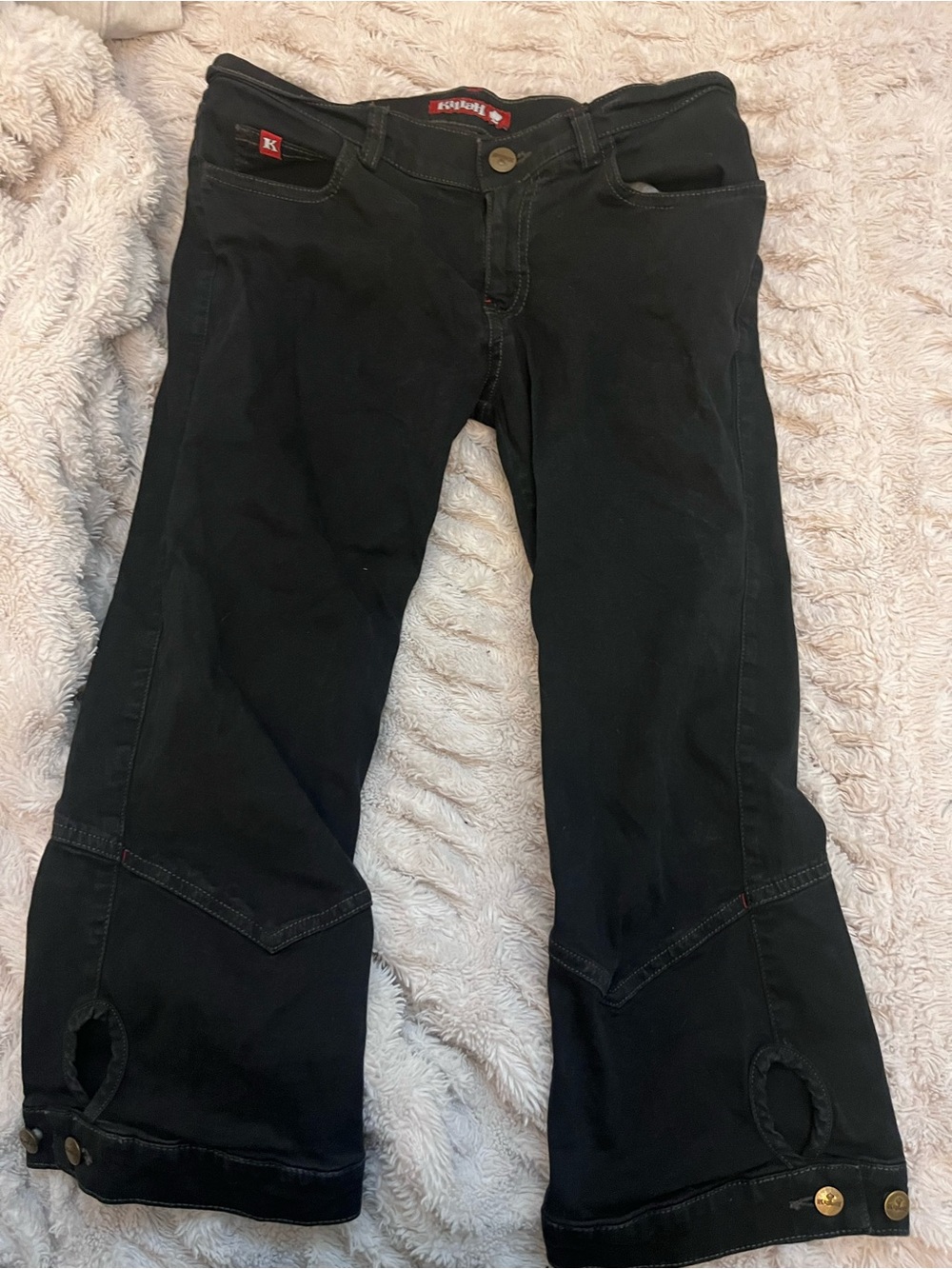 Black Women's Capri - Y2K